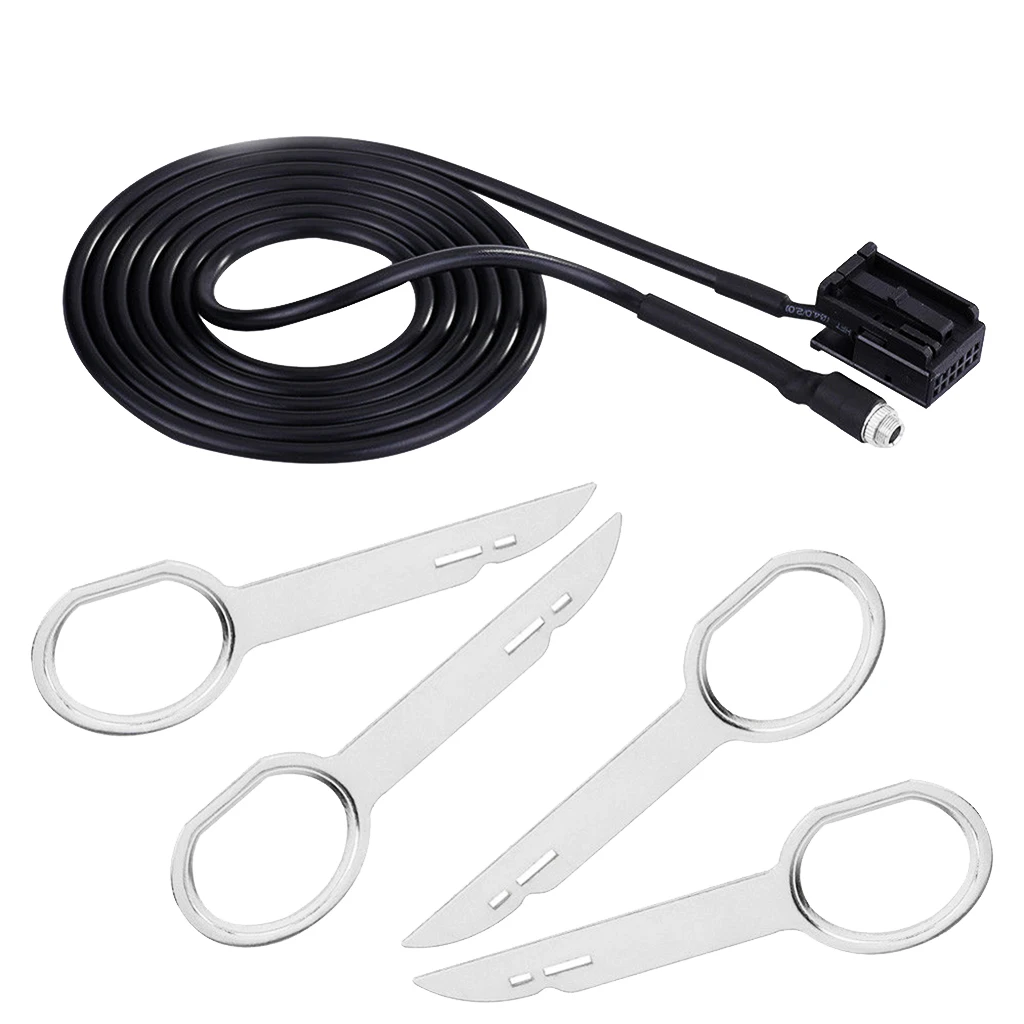 Car AUX Input 3.5mm Female Adapter Cable For Ford Focus 6000CD