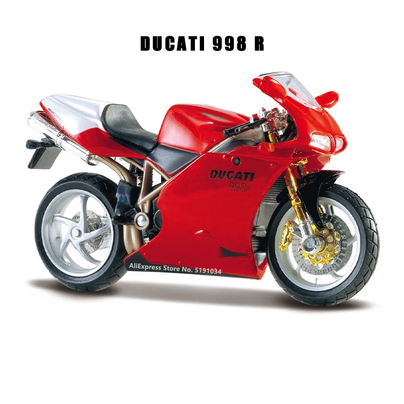 Bburago Modèle Moto 1:18 Ducati 998r 