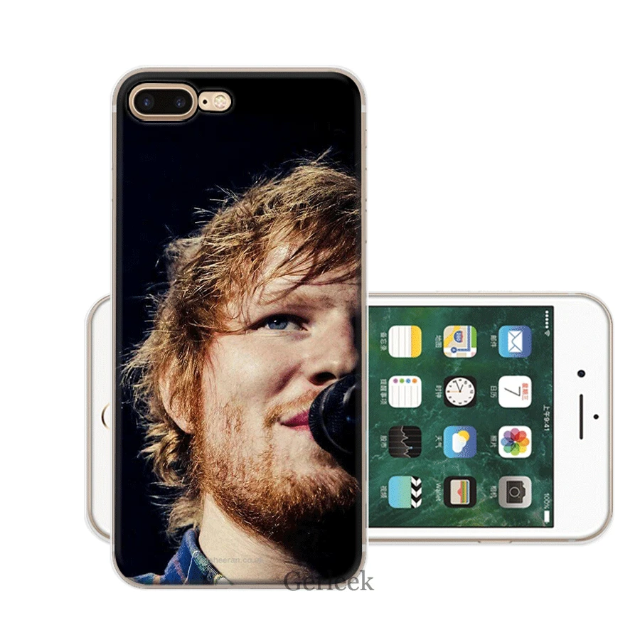 H7 Мобильный телефон чехол для iPhone 6 6s 7 8 P Lus XR X XS Max 5 5S SE Shell Ed Sheeran X Жесткий Чехол - Цвет: H7