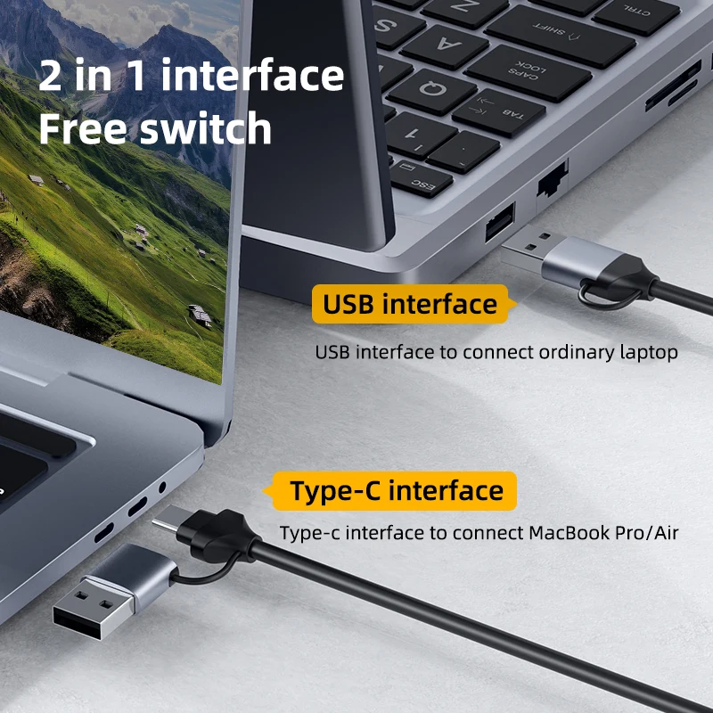 Hagibis HDMI-compatible to USB 3.0 Type-c Video Capture Card video capture adapter Dual interface Video Game Grabber Record for PS5 Switch Live Camera