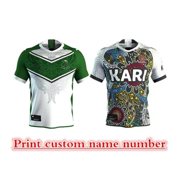 

2019 MAORI ALL STARS INDIGENOUS ALL STARS RUGBY JERSEY Size: S-3XL Print name number The quality is perfect. Free Delivery