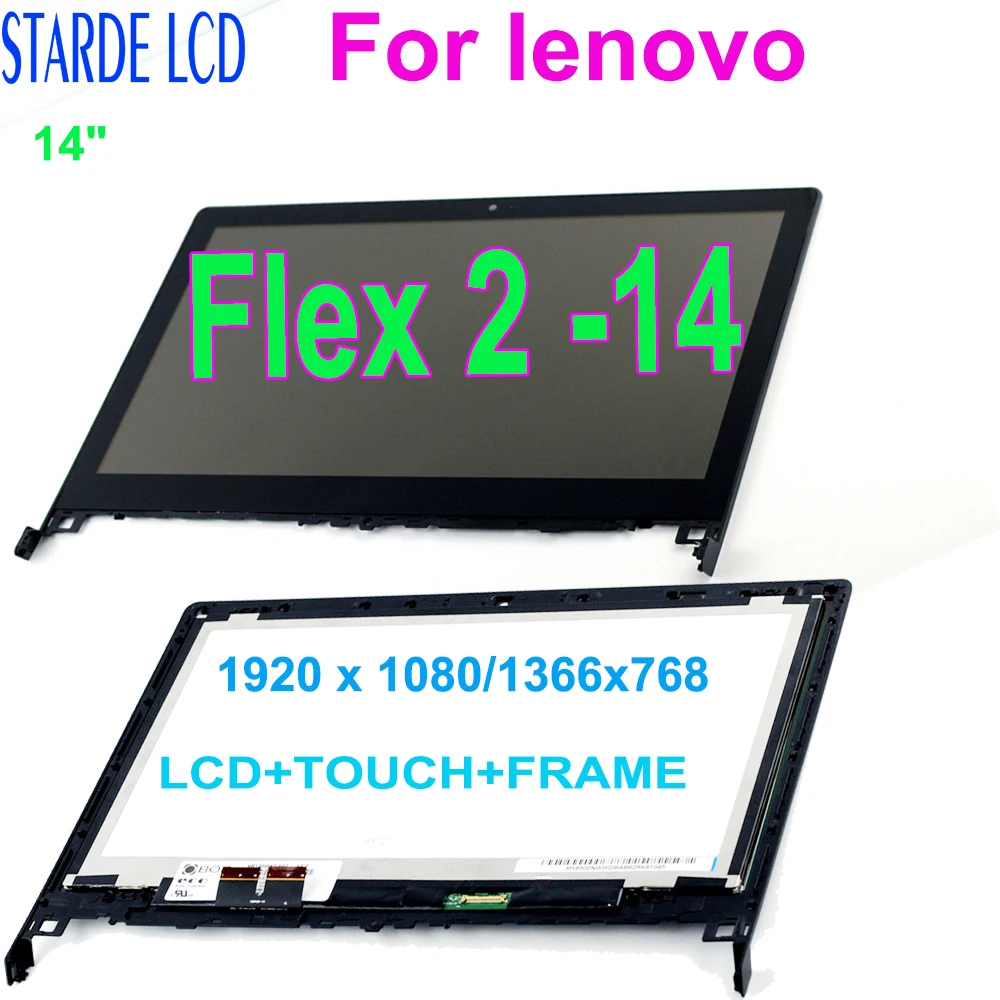 14 Inch Lcd Replacement For Lenovo Flex 2 14 Lcd Display Touch Screen