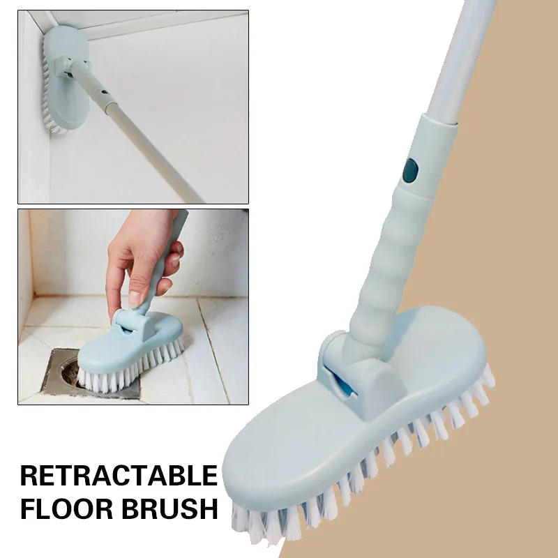 PP Long Handle Brush Bathtub Durable Tools Home Multifunction Cleaning Brush Clean Toilet Bathroom Tile Kitchen