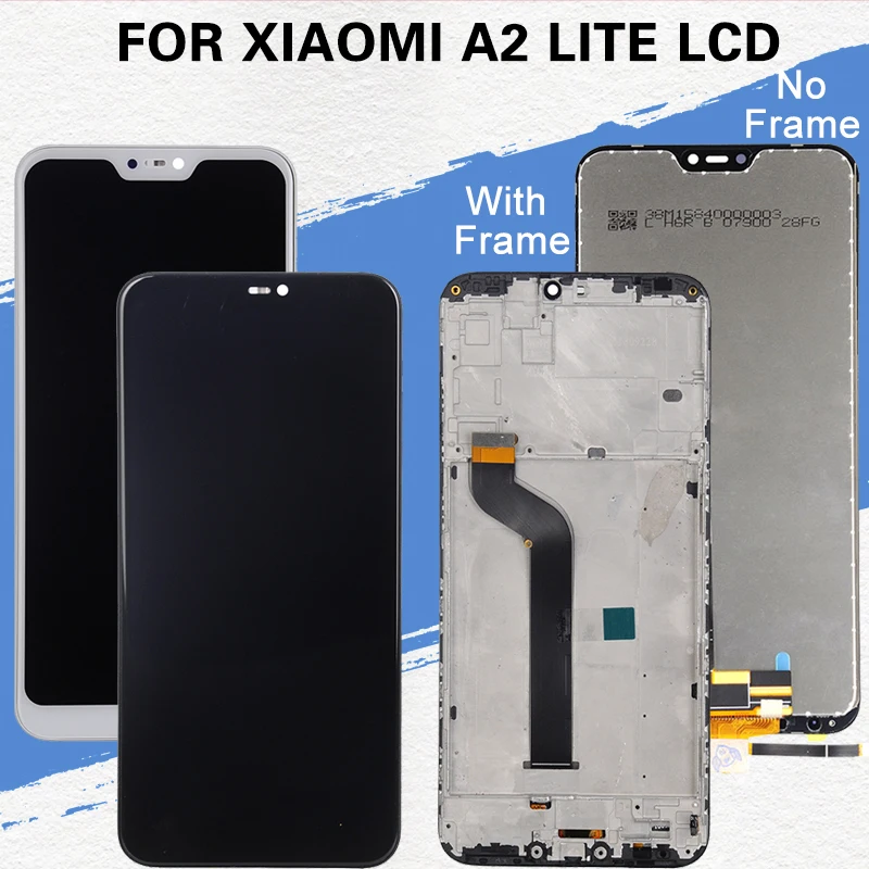 

Dinamico 1Pcs For Xiaomi Redmi A2 Lite Display For Redmi 6 Pro Lcd Display With Touch Screen Digitizer Assembly 5.84Inch+Tools