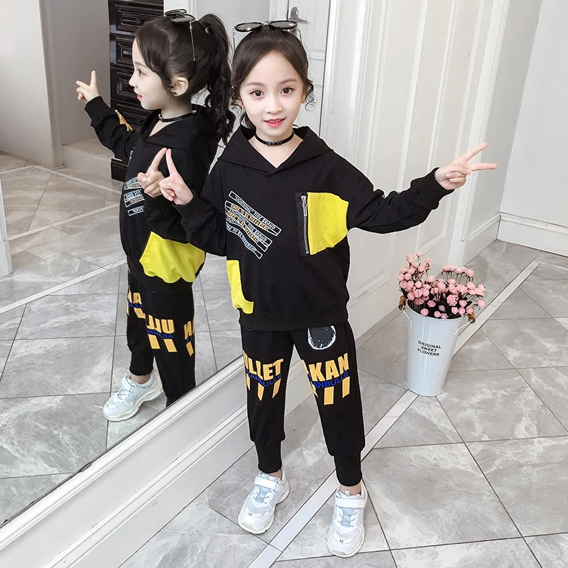 baby girl black tracksuit