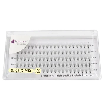 

Flash girl Makeup Wholesale Premade Fans 5rows 10D 0.07 C Private Label Volume Eyelash Trays Your Own Brand