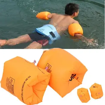 

1 Pair Lovely Inflatable Swim Rollup Arm Armlets Kids Adult Swimming Armlets