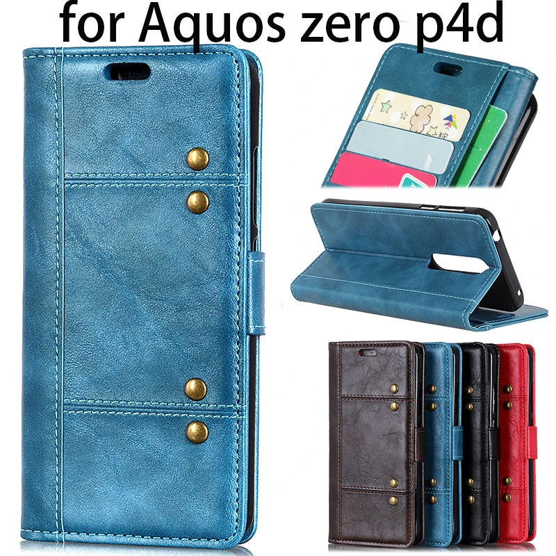 Для Sharp Aquos Zero P4D Роскошный чехол-книжка для телефона coque capa корейская модная