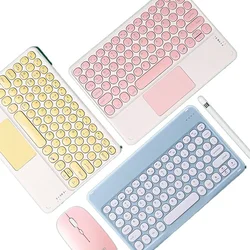 Set de teclado y ratón inalámbrico con Bluetooth, accesorio ideal para el iPad, compatible con Xiaomi, Samsung, Huawei, Android, iOS y Windows