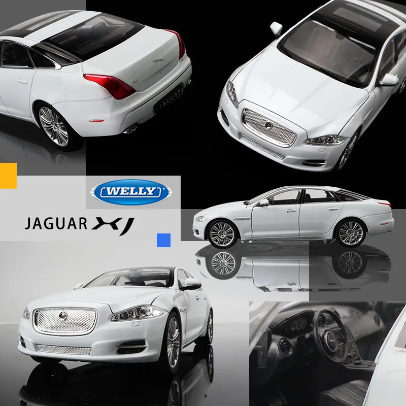 Модель автомобиля Welly 1:24 JAGUAR XJ из сплава отлитые и игрушечные транспортные