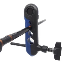 Портативная рыболовная леска, спулер, гладкая производительность, линия намотки, регулируемая для катушки шириной до 68 мм/2,6 дюйма