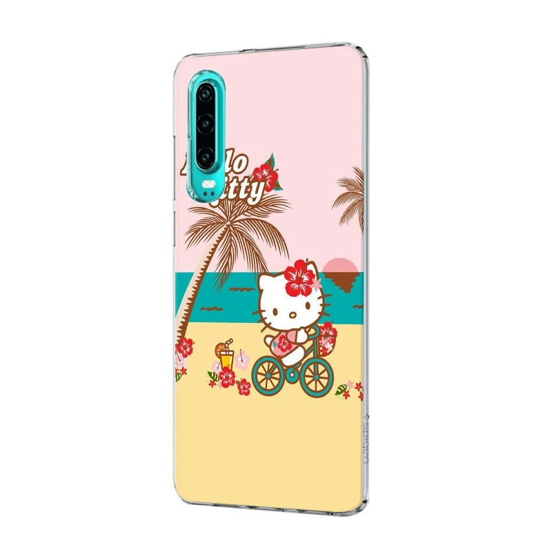 Чехол для мобильного телефона huawei P30 P20 P10 P9 P8 P Sart Z Lite Pro Жесткий чехол hello kitty - Цвет: H7