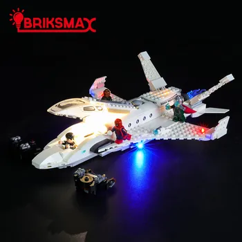

BriksMax Led Light Up Kit For Stark Jet and the Drone Attack Building Blocks Compatible With 76130