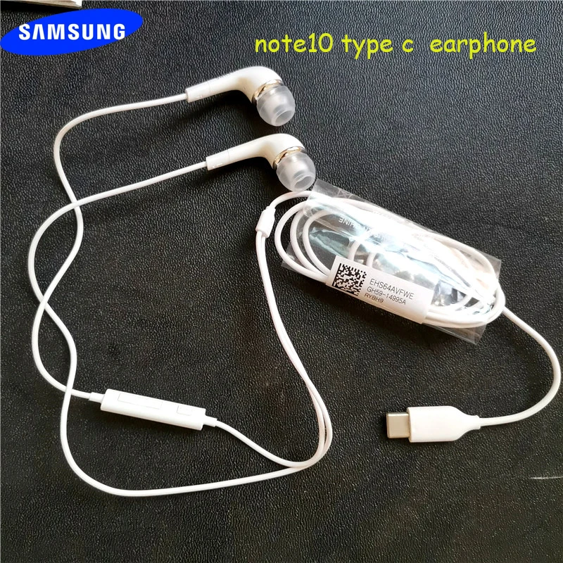 Купить Наушники-вкладыши Samsung note 10 спортивные с микрофоном для Galaxy A8S A60  Электроника | Наушники и гарнитуры (4000496734630)