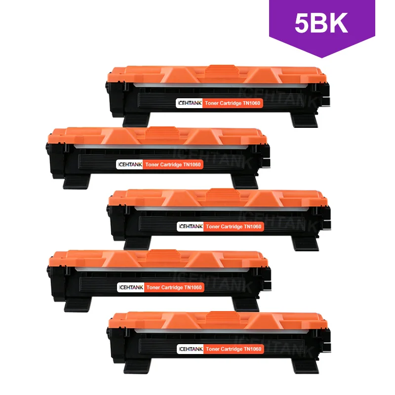 ICEHTANK совместимый картридж с тонером для принтера TN1060 tn1060 1060 для брата HL-1110 1111 1112 1210 MFC-1810 1815 1816 DCP-1510 принтер - Цвет: 5 PCS