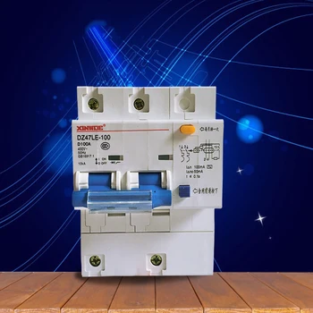 

DZ47LE-100 2P moulded case disyuntor Smart earth Leakage Protection Circuit Breaker 100A 80A Air Switch Small Circuit Breaker