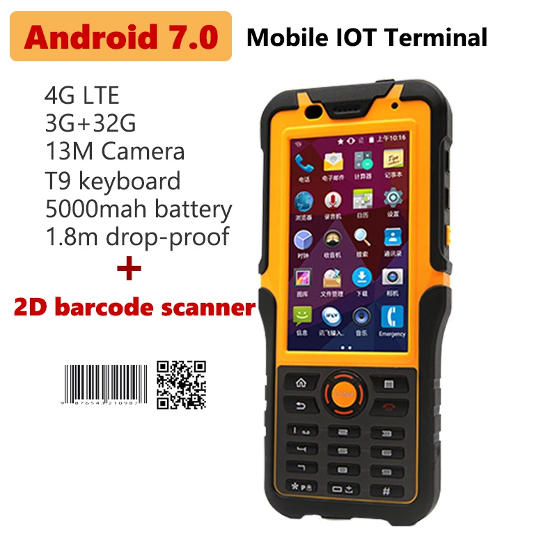 wireless scanner S50V2 Rugged Industrial UHF Reader PDA Android 4G GNSS Optional NFC LF HF UHF RFID Touch Sreen RFID Reader IP67 best scanner Scanners