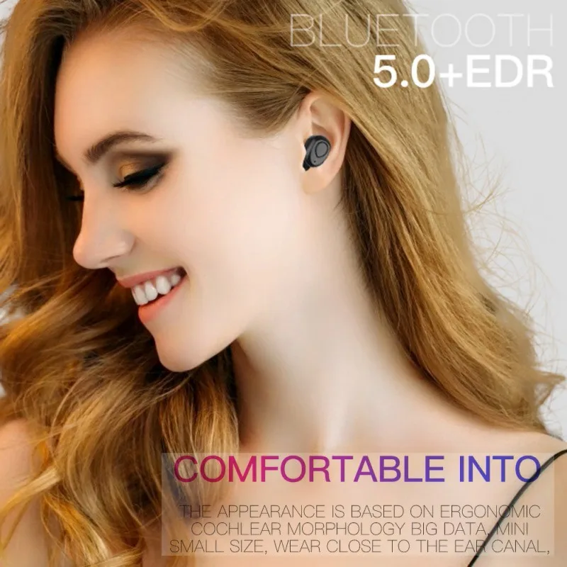 Для Bluetooth Беспроводной мини-гарнитура Bluetooth с зарядным устройством, 2-в-1 соединение антирадиационные монофические вакуумные/бинауральные гарнитуры музыкальные наушники