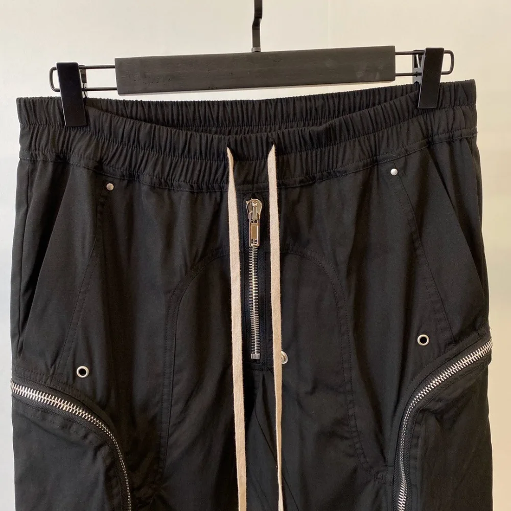 Owen Seak Men Casual Cargo Harem Pants Gothic Men Clothing High Street Sweatpants Summer Women Length Loose Black Pants cargo pants