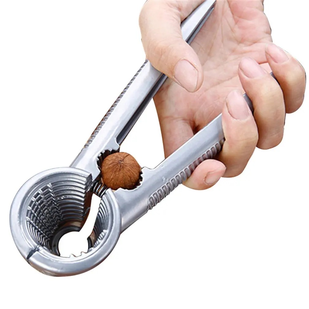 

Zinc Alloy Nutcracker Sheller Crack almond Walnut Pecan Hazelnut Filbert Nut Kitchen Nut Sheller Clip Tool Clamp Plier Cracker