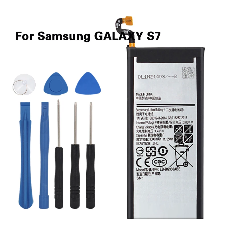 Оригинальная деталь аккумулятор 3600 мАч для Samsung Galaxy S7 Edge EB BG935ABE G9350 G935F G935FD G935W8