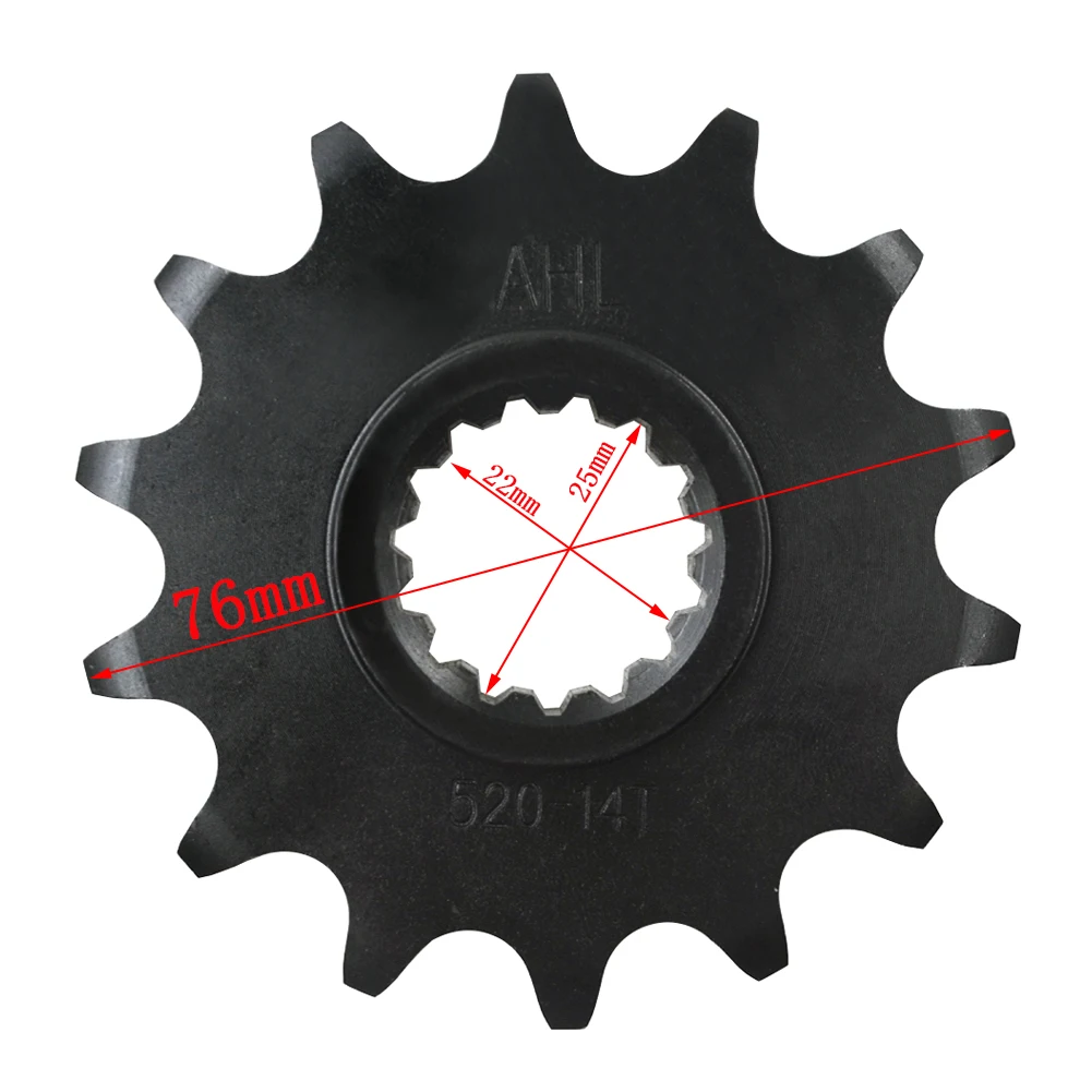 Motorcycle 12T 13T 14T Front Sprocket 