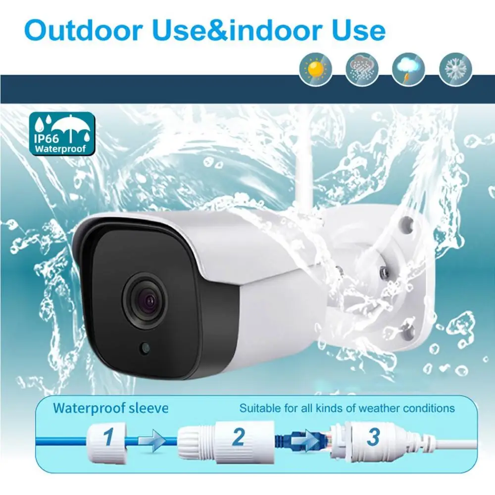 

IP66 waterproof 1080P wifi surveillance camera CK-618HF WIFI Wireless Security Camera Outdoor Night Version CCTV Home