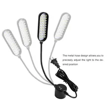 

40Leds Two-Color/Monochrome Multi-Function Flexible Work Light Super Bright Sewing Machine Light For Workbench Lathe