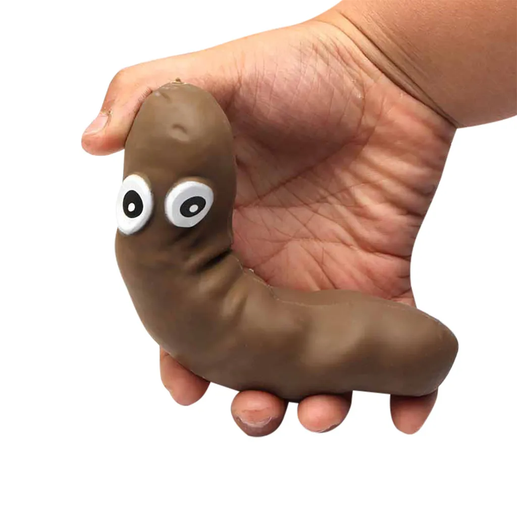 2 шт., новинка, медленно поднимающаяся какашка, эластичная игрушка для снятия стресса, шалость, игрушечные какашки для детей, подарки для детей# A20