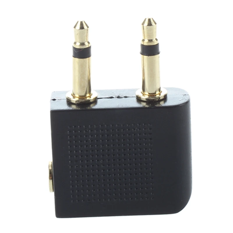 3 5 mm x 3 5 mm Aircraft Airline Travel Headphone Jack audio Adapter 4