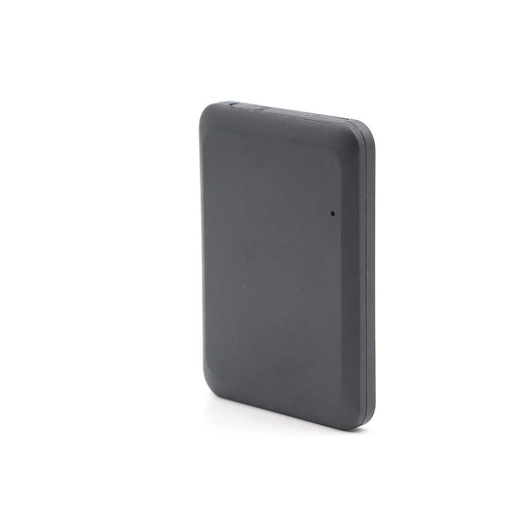 

Ultra-thin Mini GPS Tracker 500mAh for Kids Teens Elderly Pet Anti-Lost Car Vehicle GPS Locator Online APP Remote Control Black