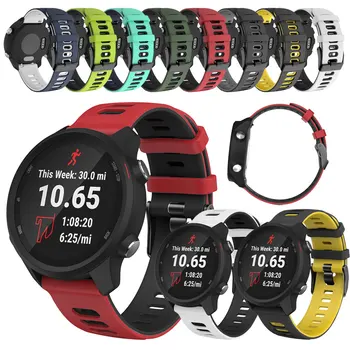 

Silicon Universal 20mm Watch Band Strap For Garmin Forerunner 645 WirststrapFor Garmin Vivoactive 3 Belt Quick Release Watchband