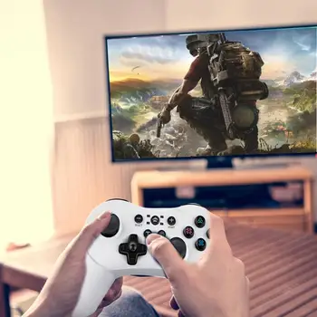 

5 in 1 Wireless Bluetooth Controller for Game Console Dual Motor Vibration Compact and Carry Convenient for Switch PS3 PC 360 A