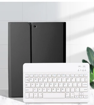 

Wireless Bluetooth Keyboard Case for iPad Mini 1 2 3 Case Leather Silicone Soft Back Trifold Stand Case Protective Cover Case