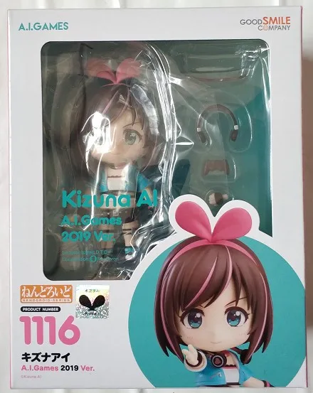 Good Smile Company Nendoroid № 1116 фигурку-Kizuna AI A. I. Игры 2019Ver
