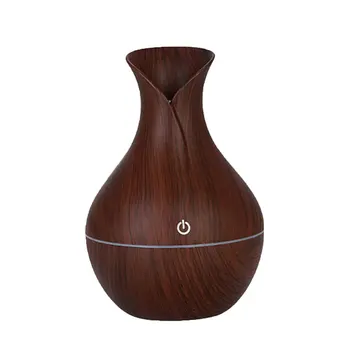

Creative Wood Grain Vase Humidifier Aromatherapy Machine Silent Aromatherapy Machine Car Office Home