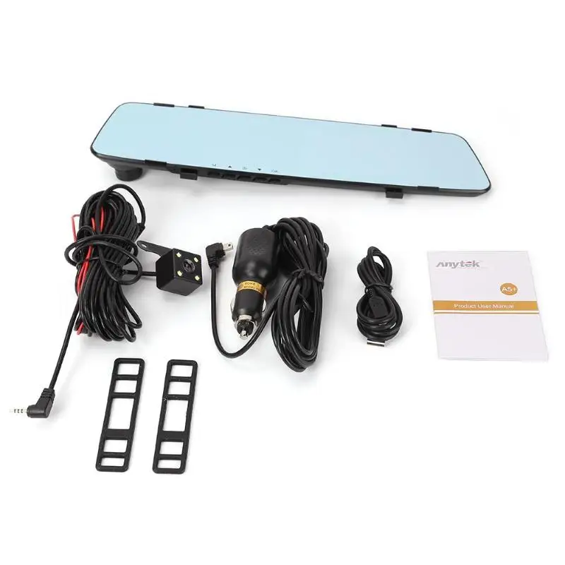 A5+ New Rear-View Mirror Dash Cam Front and Rear Dual Lens 1080p High-definition Night Vision Reversing Image Manufacturer