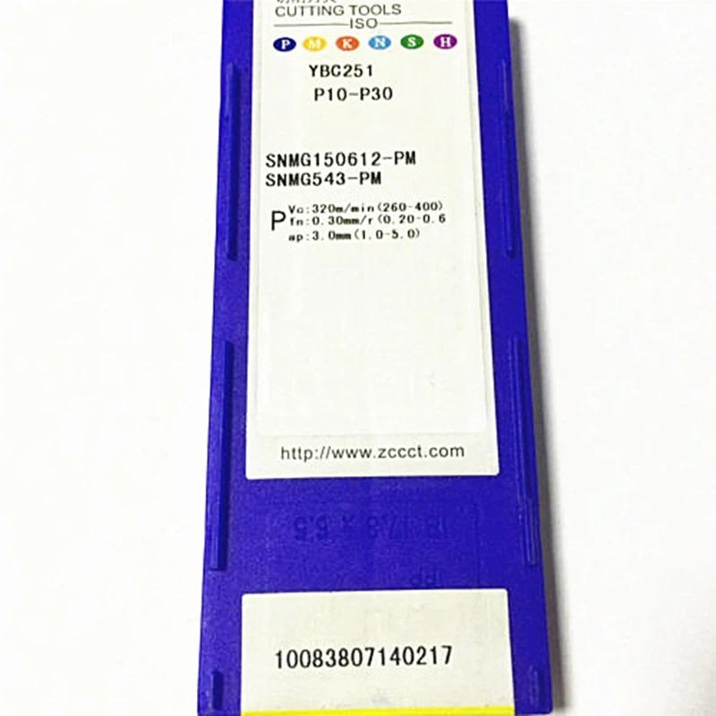 10 шт. SNMG150612-PM YBC251 SNMG543-PM YBC251 твердосплавные пластины
