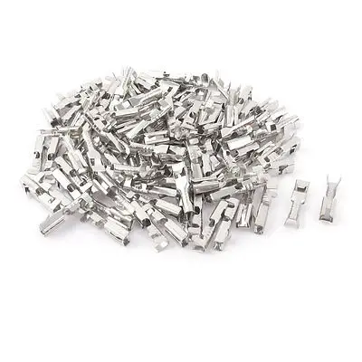 

100Pcs 2.8mm Metal Female Spade Crimp Terminal Electrical Wire Connector