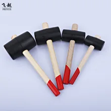Напрямую от производителя продаем черно-белый узор, резиновый молоток с деревянной ручкой электрик молоток каменная плитка с