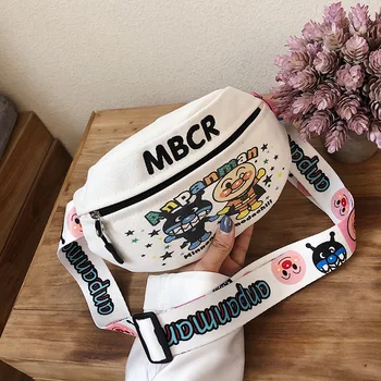 

New Women Waist Bag 2020 Broadband Printed Crossbody Bag Belt Bag Harajuku Shoulder Female Sling Chest Pocket Fashion Pocket