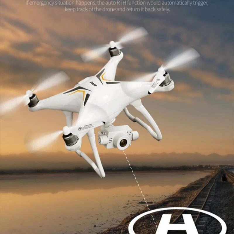 Умный бесщеточный gps WiFi FPV Радиоуправляемый Дрон двухосный стабилизатор карданный 25 минут 5G 1080P камера gps слежение за мной селфи RC Квадрокоптер