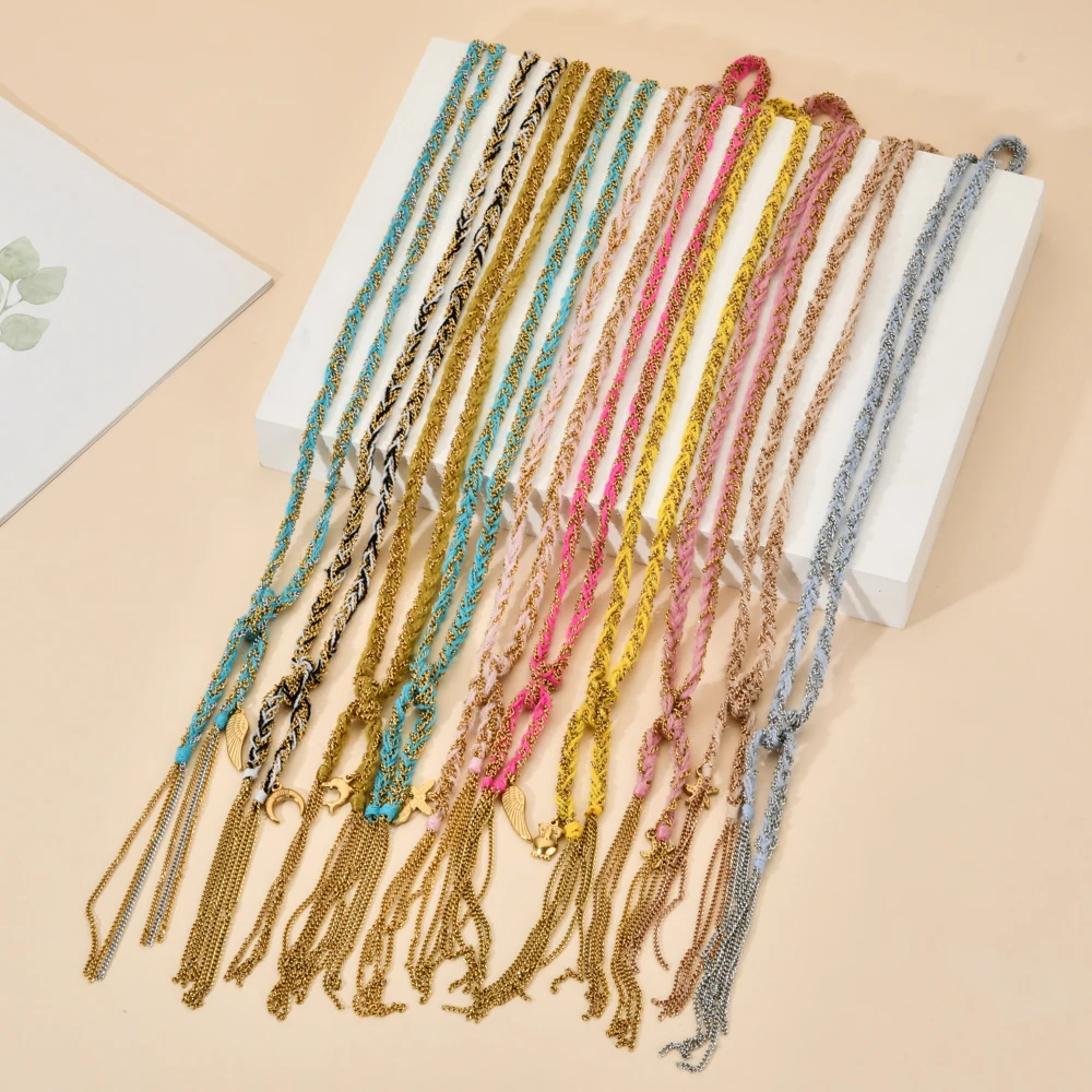 Boho New Wedding Party Jewelry Female String Handmade Tassel