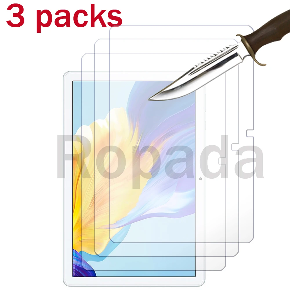 

3 packs tempered glass screen protector for Huawei Honor tab 7 10.1'' tablet protective films