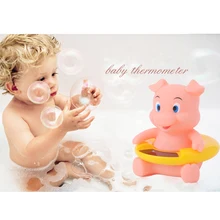 Детские младенческой ванна температура воды тестер игрушка милый мультфильм животных форма термометр