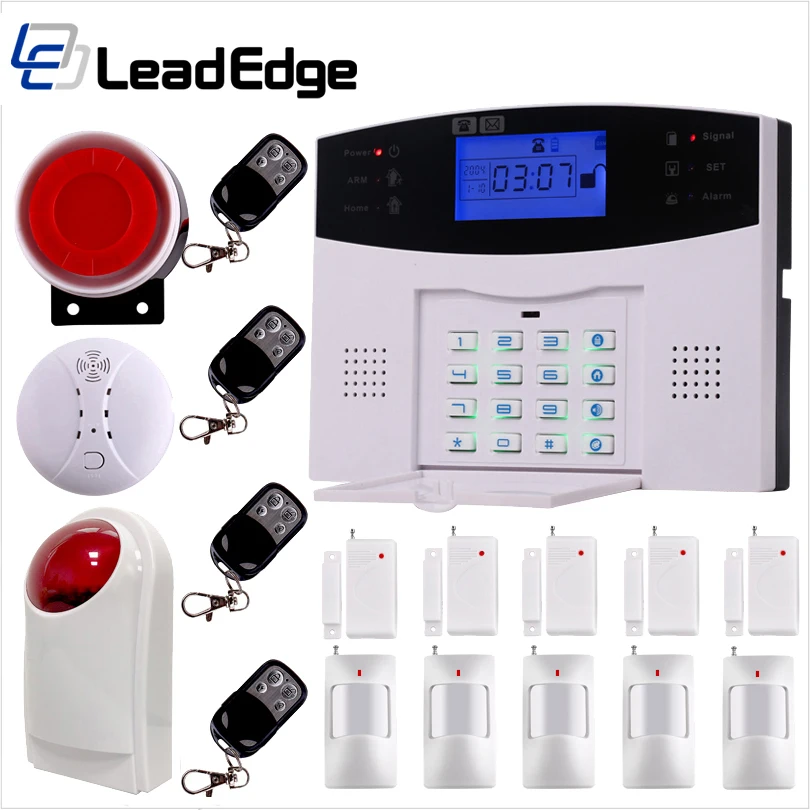 LeadEdge Беспроводная система охранной сигнализации для дома iOS Android с дистанционным