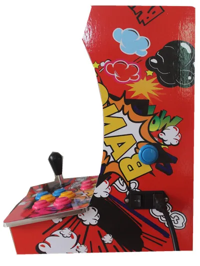Ms. Pac-Man Upright Bartop/настольная Коктейльная аркадная машина с 412 классическими играми(10,4 дюймовый ЖК-монитор