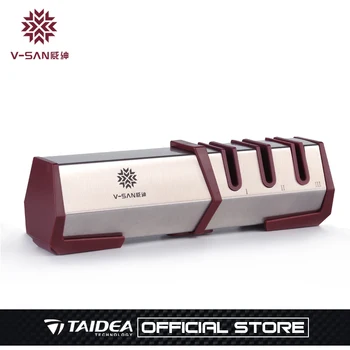 

TAIDEA 3 stages Professional Kitchen Knife Sharpener diamond&carbide sharpening machine TV1701 amolador de faca affilacoltelli