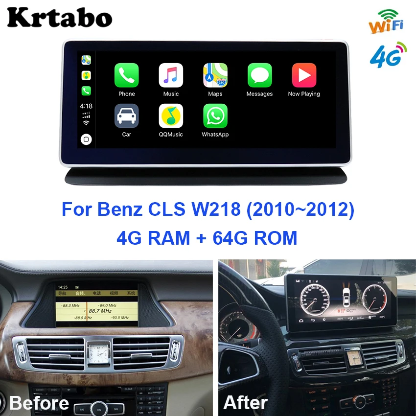Автомобильный радиоприемник андроид мультимедийный проигрыватель для Mercedes Benz CLS W218 2010~ 2012 10,25 дюймов сенсорный экран gps Bluetooth Carplay