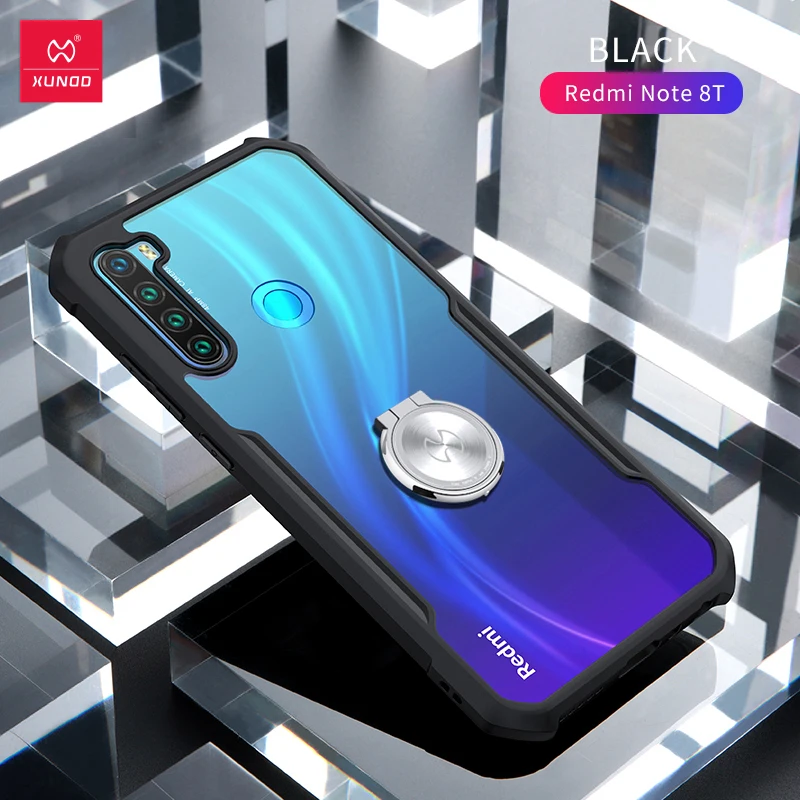 Xundd чехол для Redmi Note 8 8T противоударный подушки безопасности Бампер прозрачный
